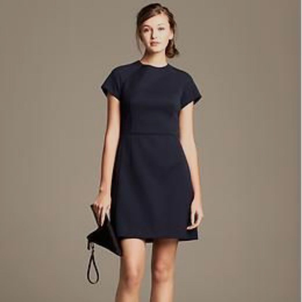 Banana Republic Textured A-line Dress